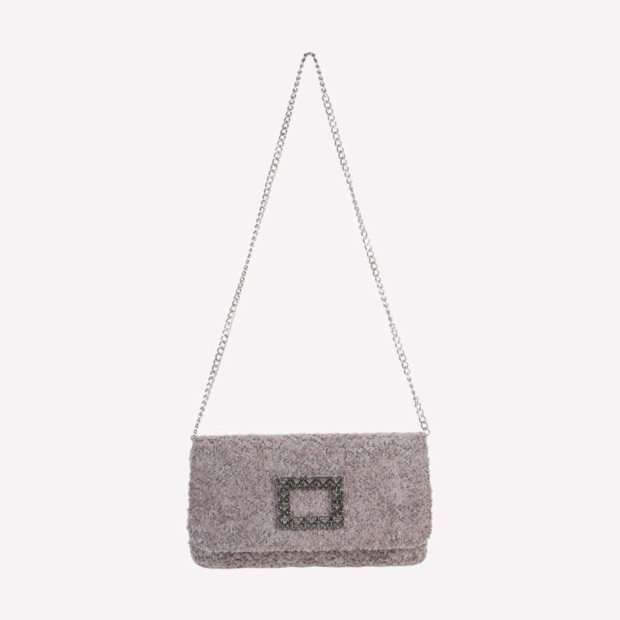 Roberto Festa Borsa In Boucle Pomice Con Accessorio Strass Capri Lux Borse