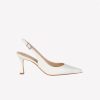 Roberto Festa Slingback In Nappa Bianco Frans Slingback