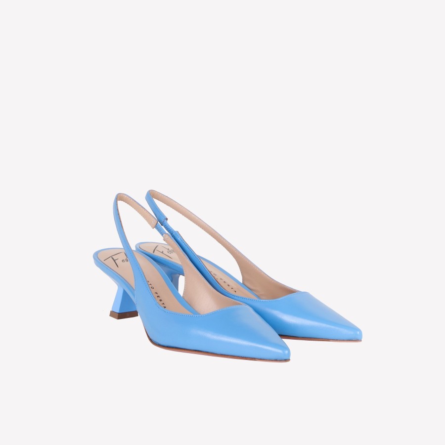 Roberto Festa Slingback In Nappa Sky Arabel Slingback